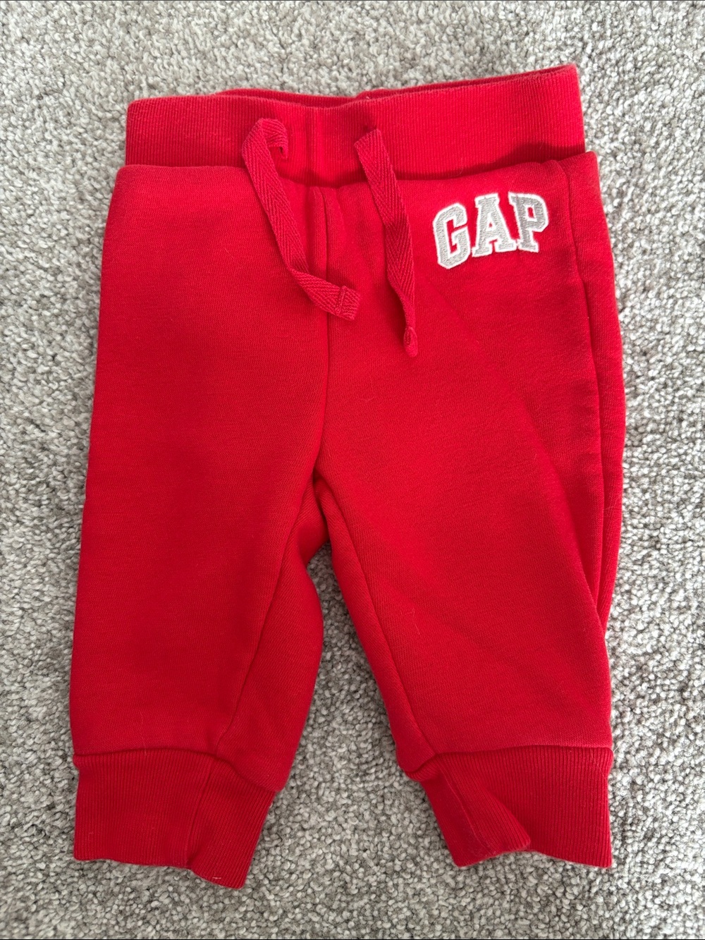 BabyGAP Bright Red Jogger Sweatpants